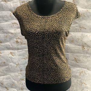 Charlotte Russe Animal print Top - Size L